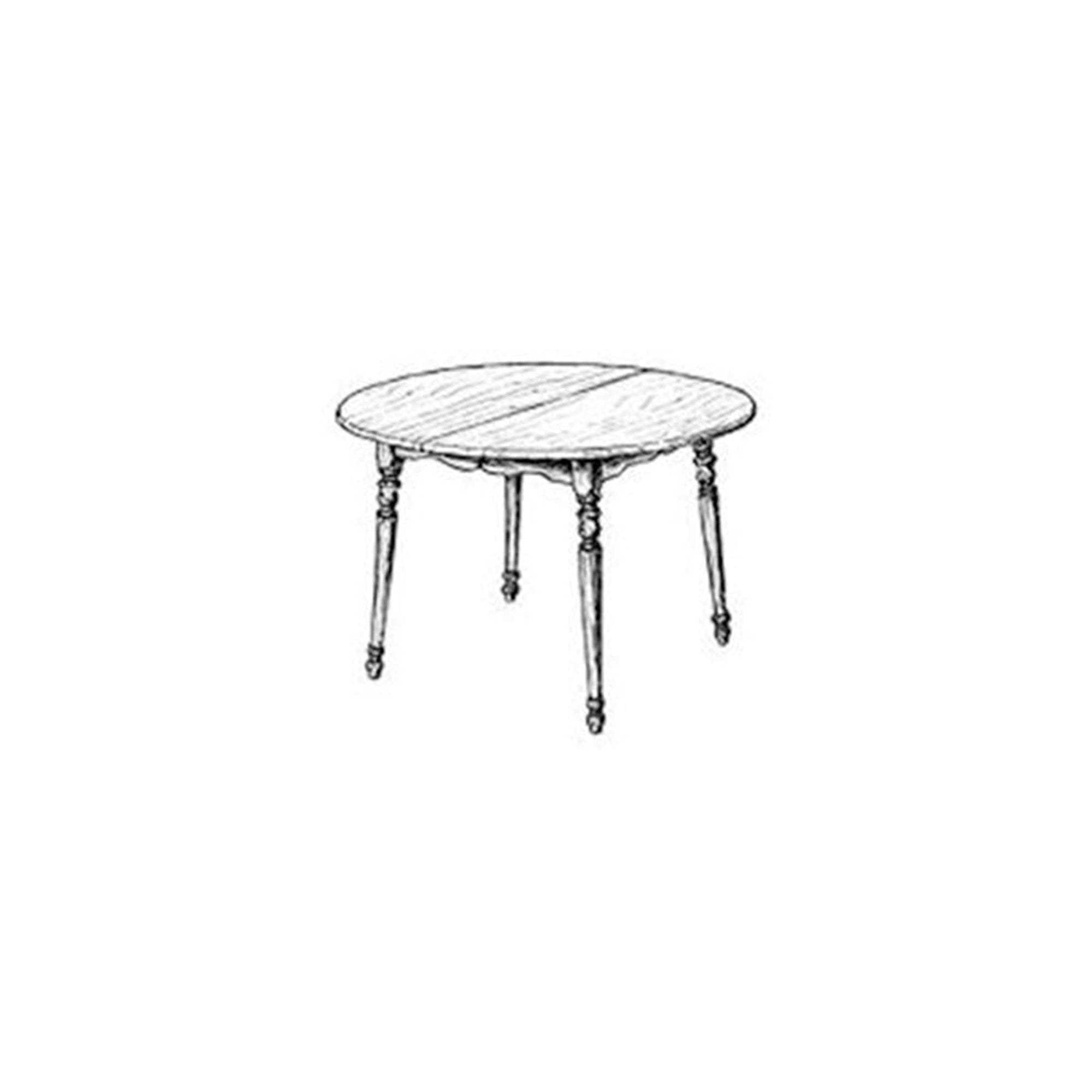 Woodworking Project Paper Plan to Build Round Extension Dining Table alt 0