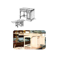 Woodworking Project Paper Plan to Build Sewing Desk alt 0