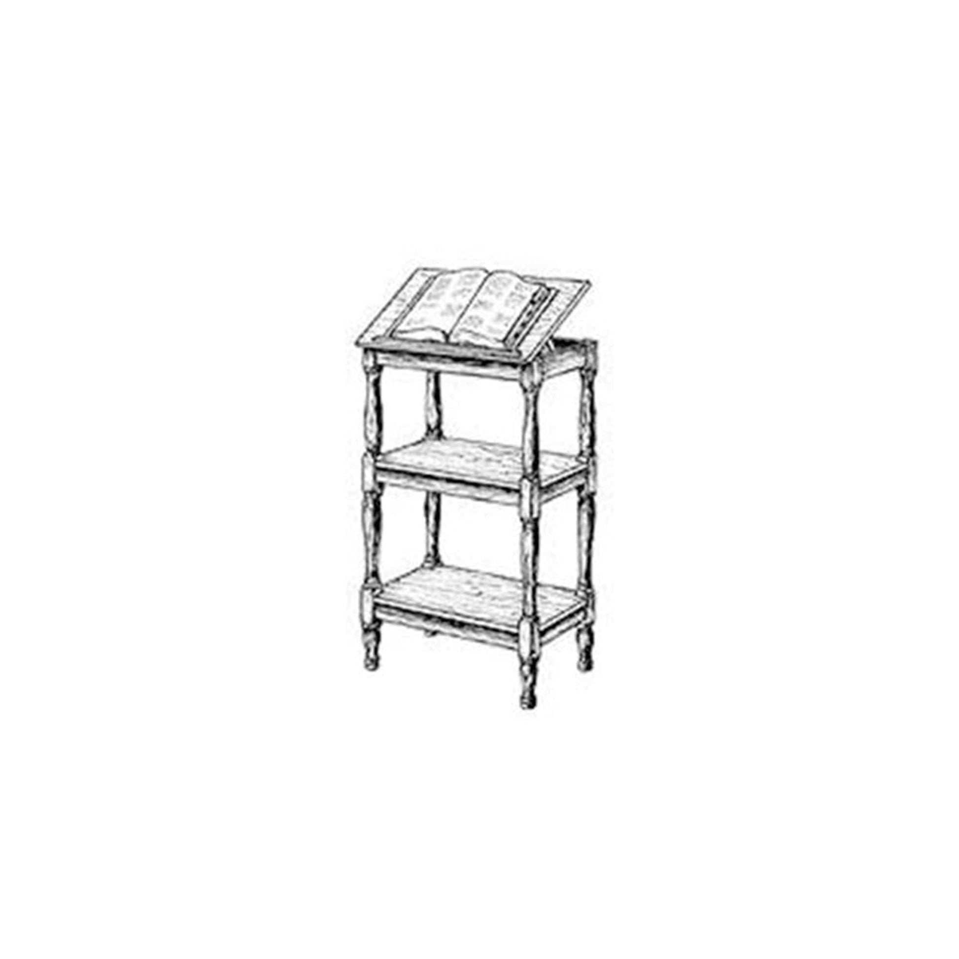 Woodworking Project Paper Plan to Build Lectern/Bookstand alt 0
