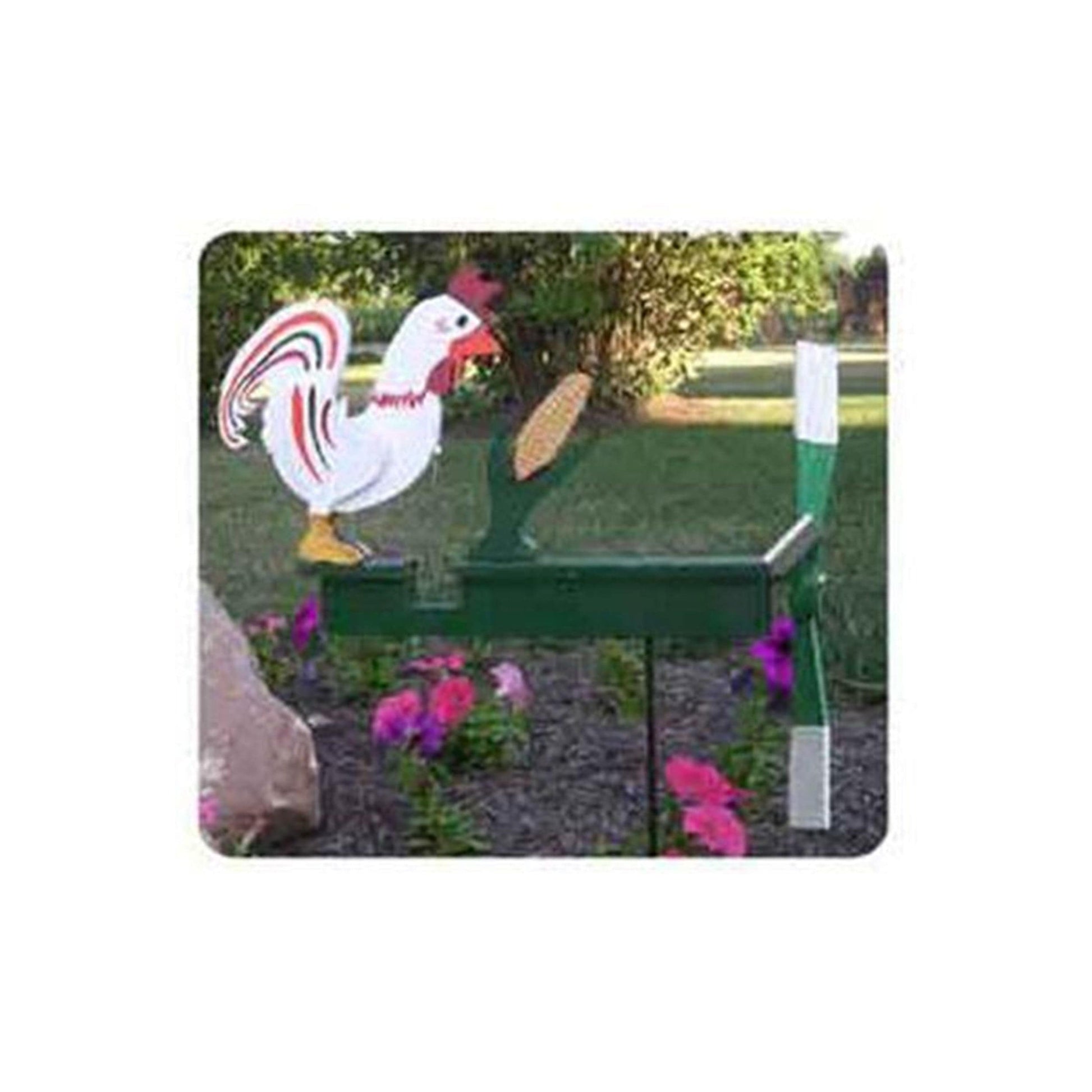 Woodworking Project Paper Plan to Build Chicken Pecking Corn Whirligig alt 0