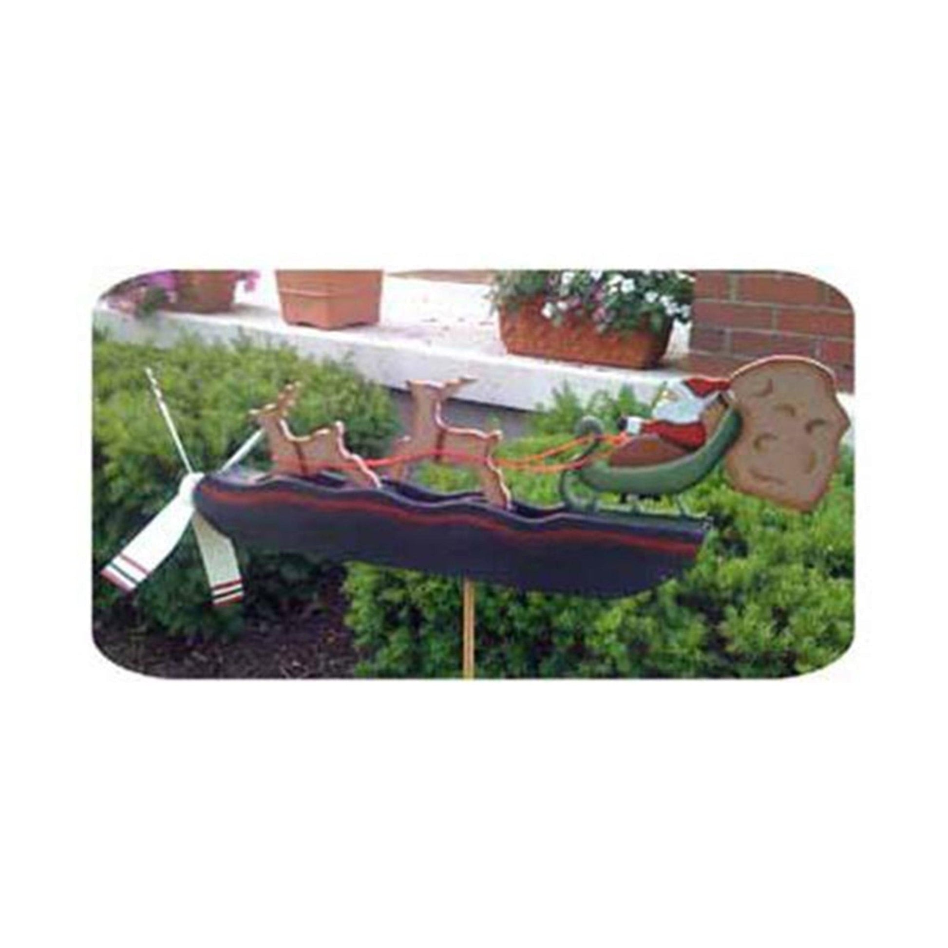 Woodworking Project Paper Plan to Build Christmas Santa Whirligig alt 0