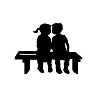 Woodworking Project Paper Plan to Build Young 'uns Kissing Shadow alt 0