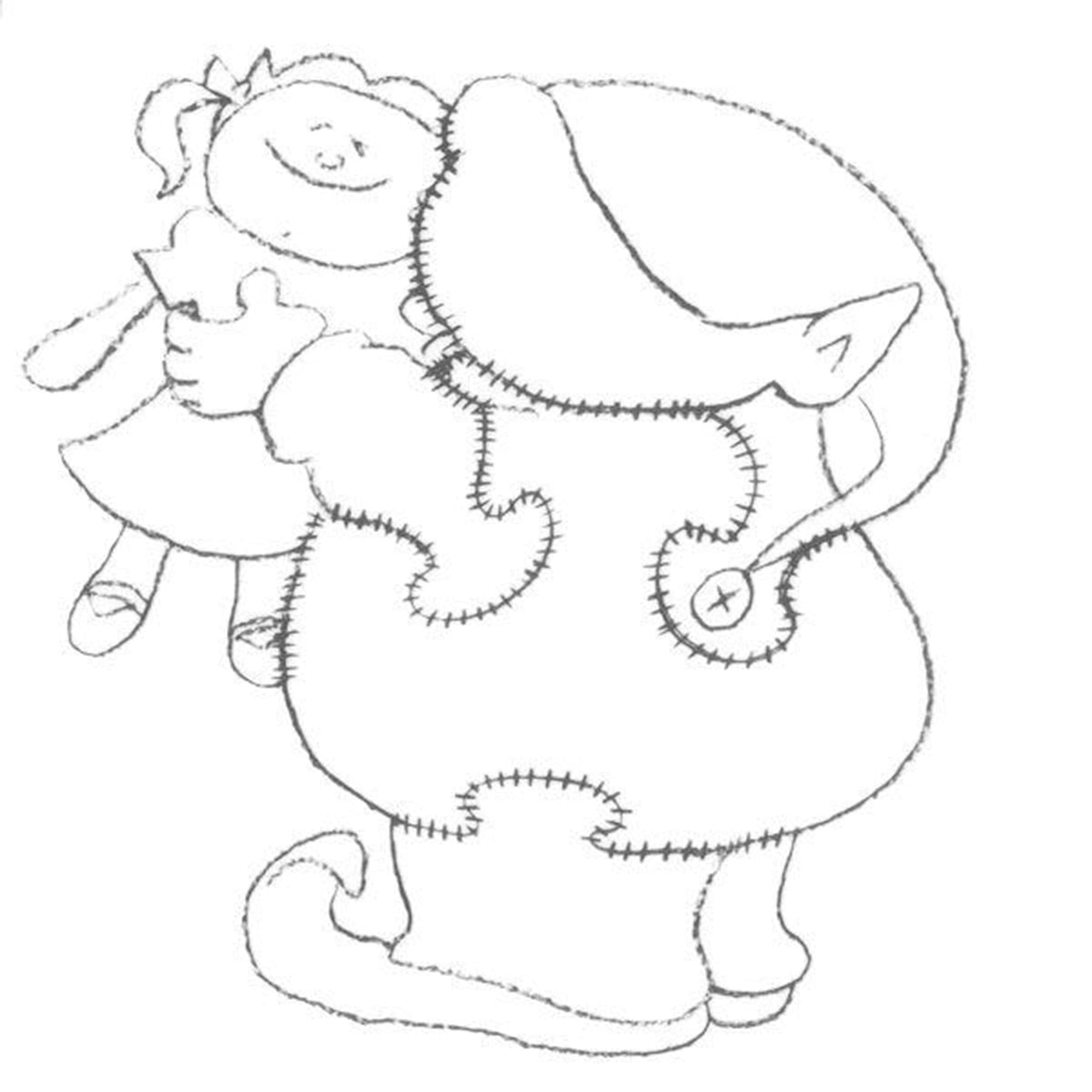 Woodworking Project Paper Plan to Build Elf Kissing Doll alt 0