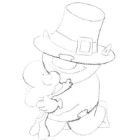 Woodworking Project Paper Plan to Build Leprechaun Kneeling alt 0