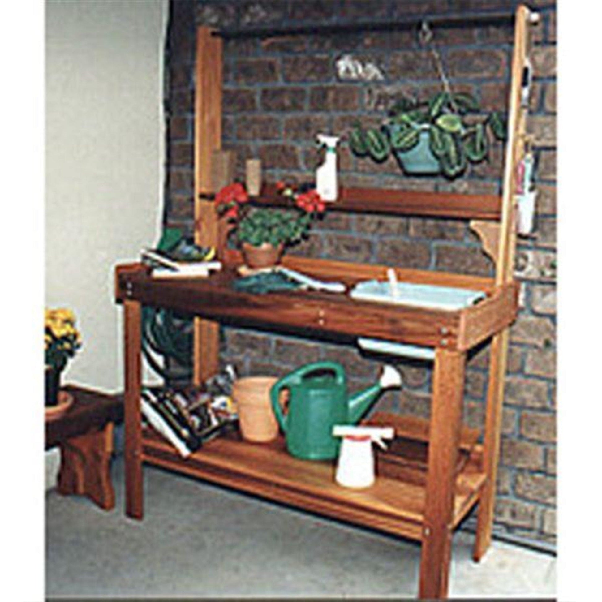Woodworking Project Paper Plan to Build Potting Table alt 0