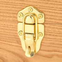 Lockable Draw Catch Brass Finish alt 0
