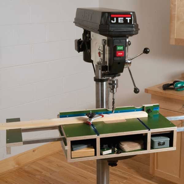 Tricked Out Drill Press Table - Downloadable Plan alt 0