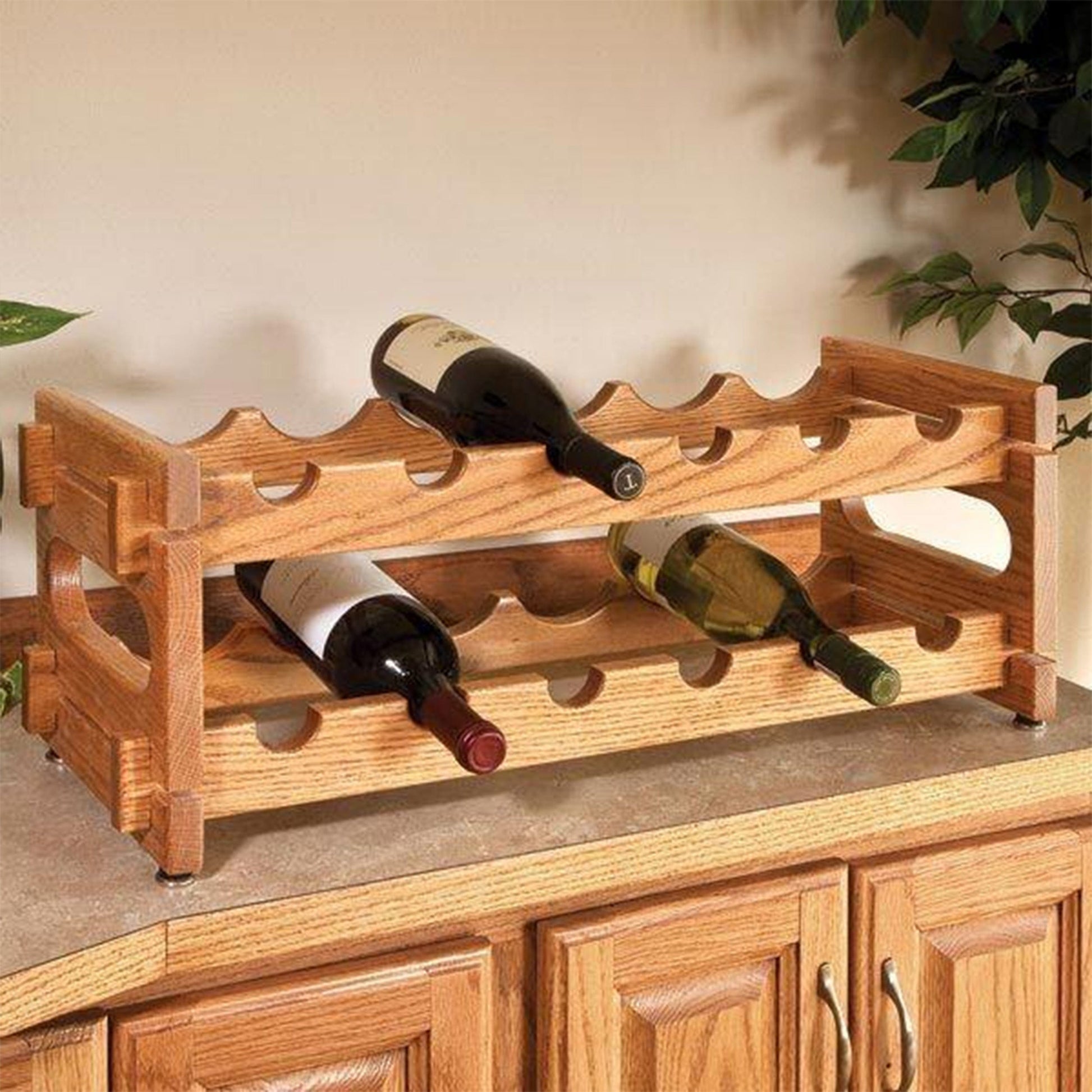 Woodworking Project Paper Plan to Build Stackable Wine Racks alt 0