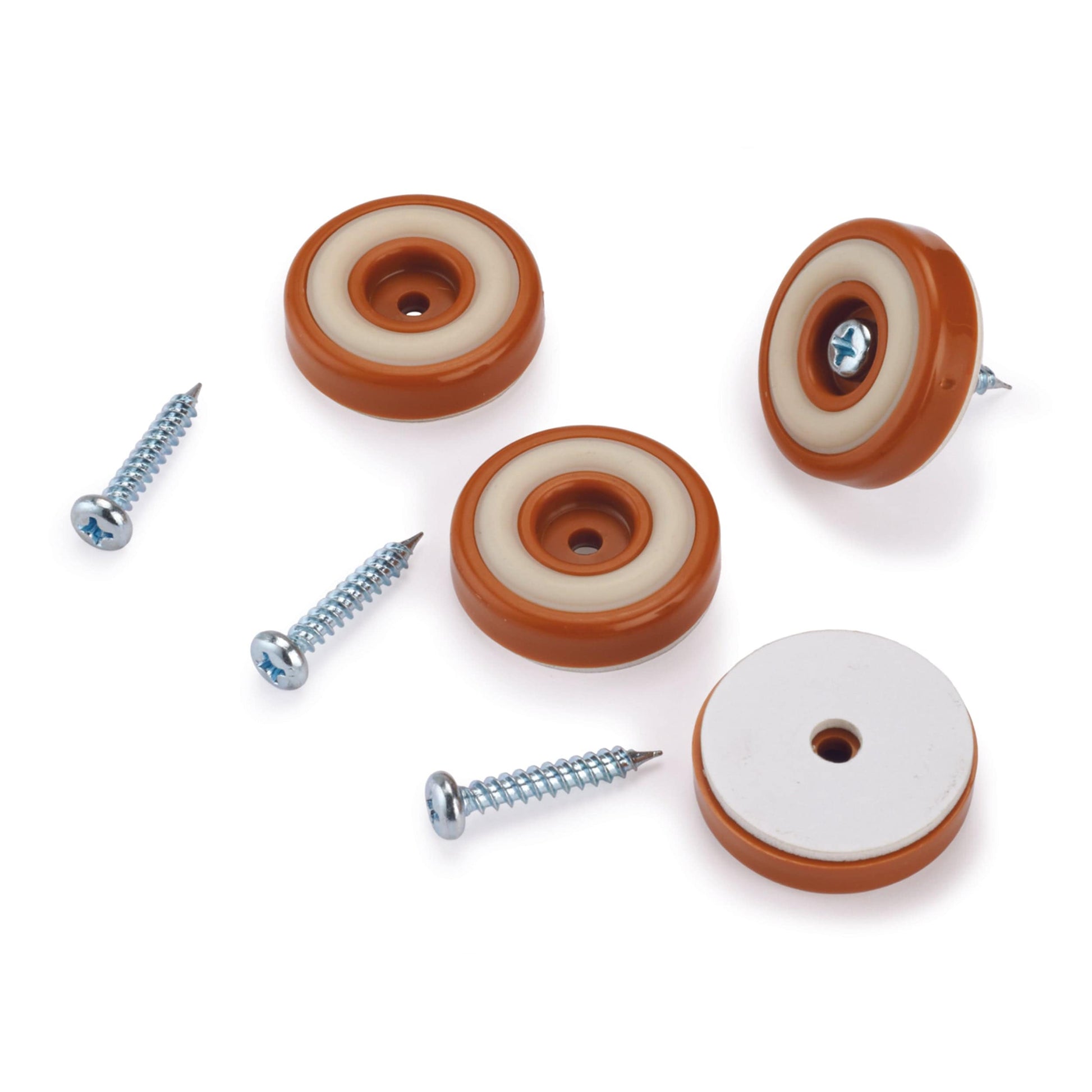 Gripper Foot Floor Protector - 1-1/4" - Caramel - 8 Piece alt 0