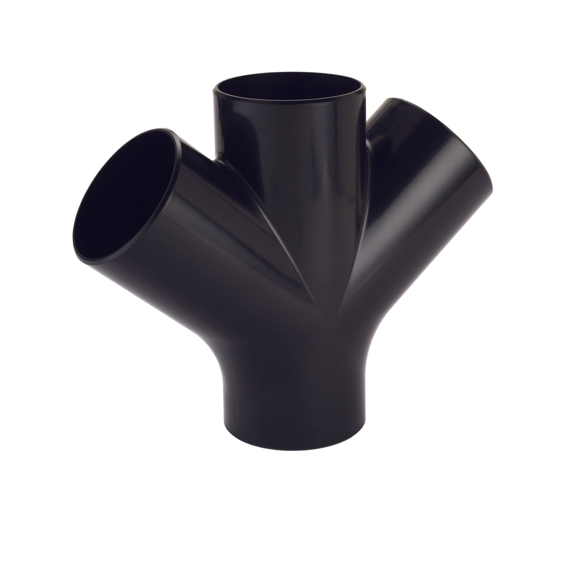 4" 3-Way Junction Fitting for Dust Collection System alt 0