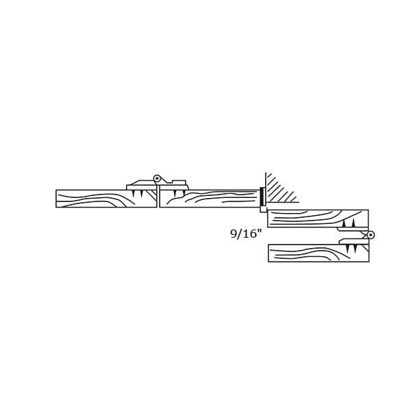 Double Locking Bi-Fold Door Hinge Pair alt 0