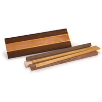 3/4" x 5" x 16" Walnut, Maple & Yellowheart Cutting Board Kit alt 0