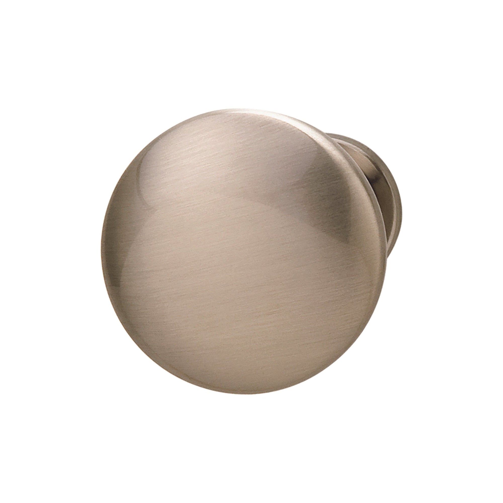 Chanterelle Brushed Nickel Knob 30 x 28 mm alt 0
