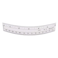 6" See-Through Acrylic Ruler alt 0