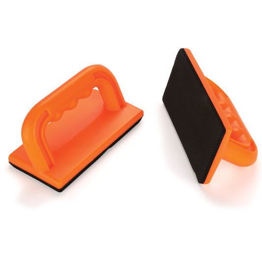 Sure-Grip Push Blocks - Bright Orange - 2 Piece alt 0