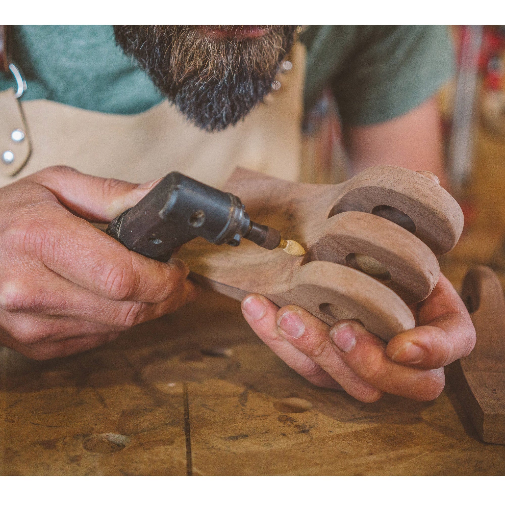 Original Flame Burr, 1/8" Shaft, Fine (1/4" x 1/2") alt 0