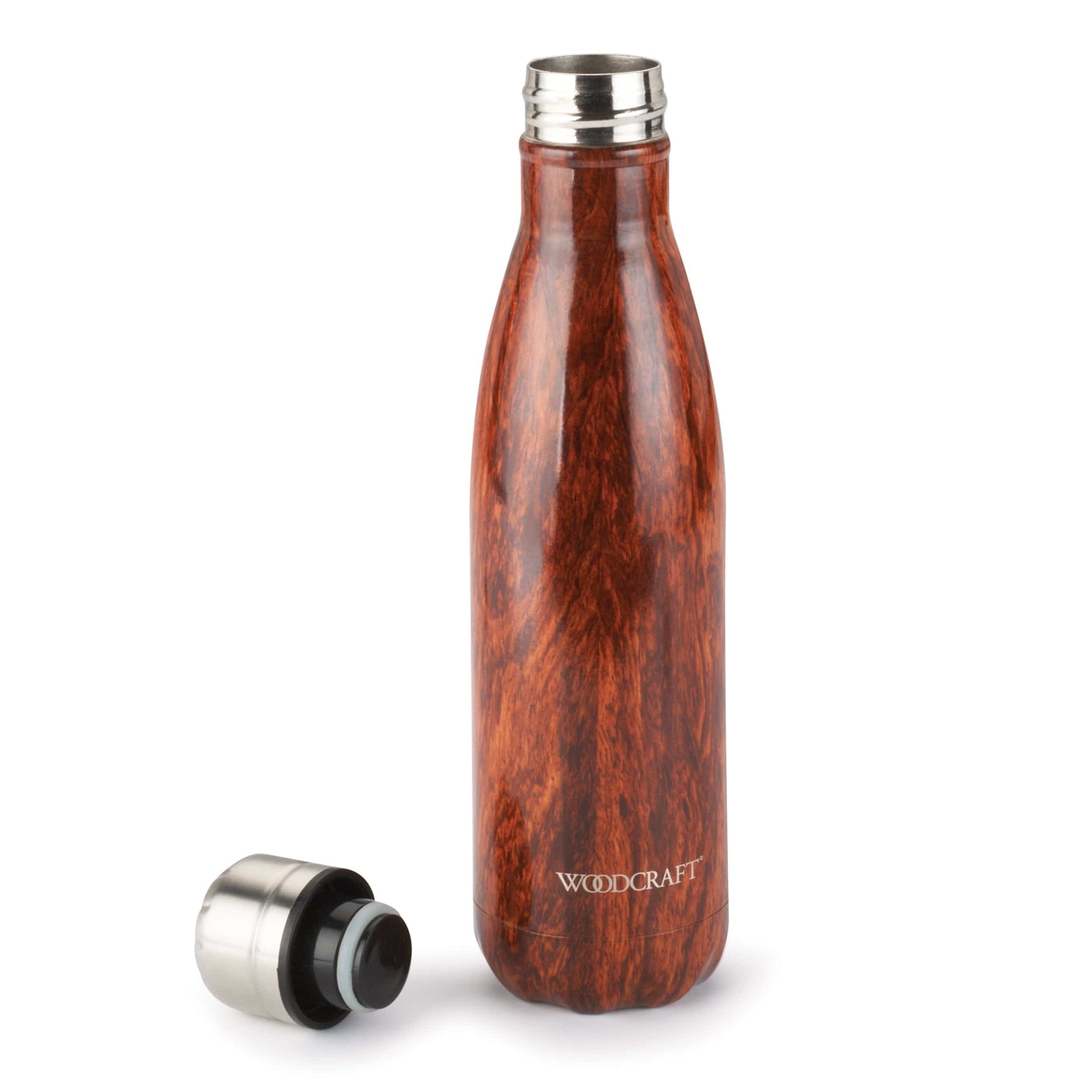 Woodgrain Water Bottle - 17 Oz alt 0