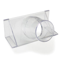 2-1/2" Clear Fence Adapter Dust Collection Fitting alt 0