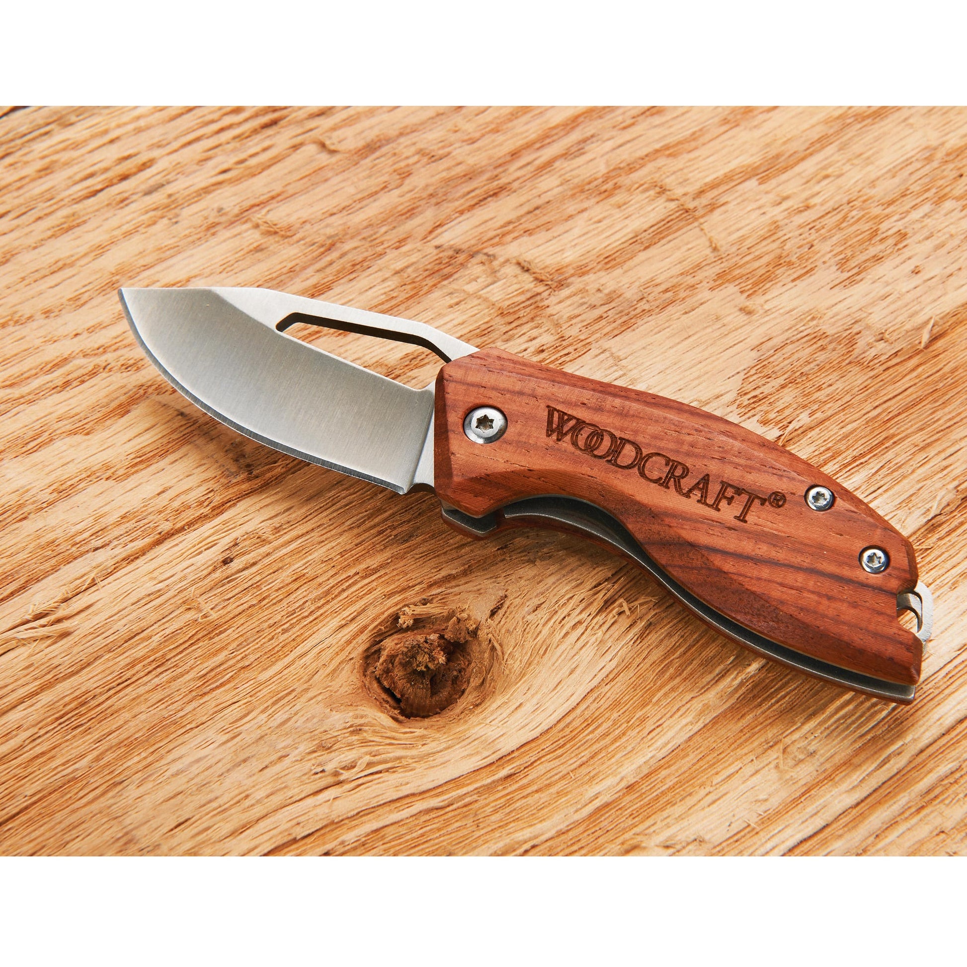 Liner Lock Pocketknife with Coralwood Handle - 5" alt 0