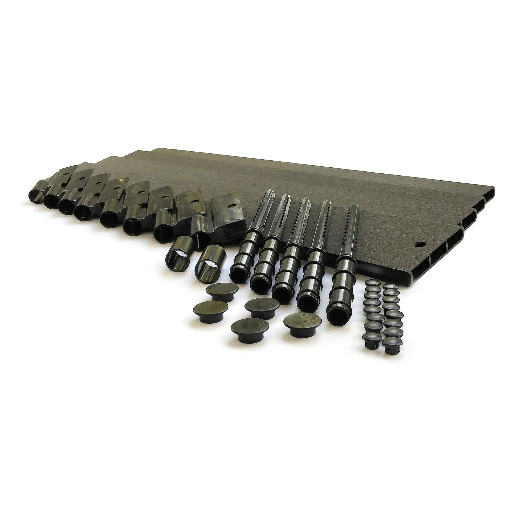 Weathered Wood Straight Playground Border 16' - 1" profile    alt 0