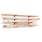 4-Level Lumber Storage Rack - Orange & Gray alt 0