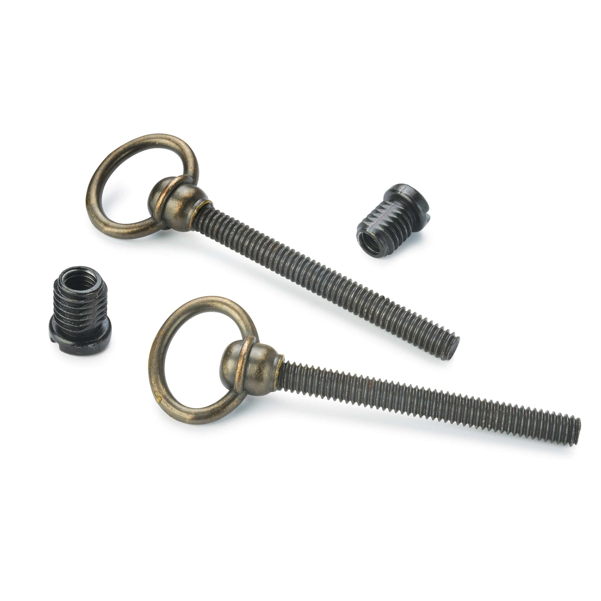 Mirror Screws Antique Brass Finish Pair alt 0