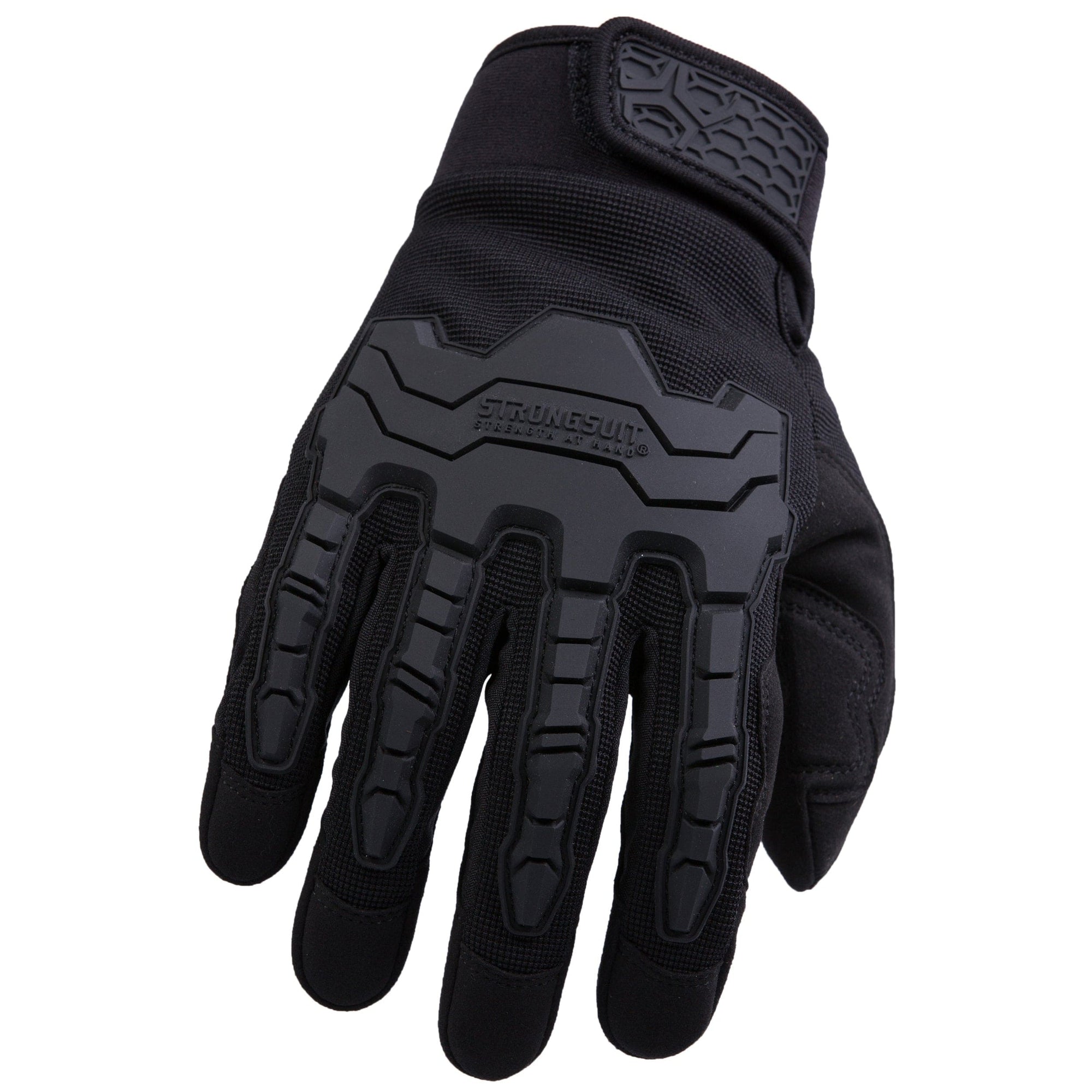 Brawny Plus Gloves, Black, Medium alt 0