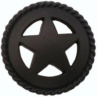 Star with Roped Edge, Oil Rubbed Bronze alt 0