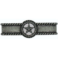 Star with Barbed Wire Pull, Pewter Oxide alt 0