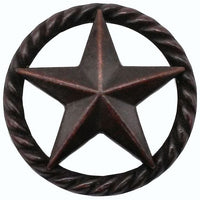 3-D Star with Narrow Rope, Oil Rubbed Bronze alt 0