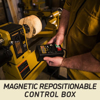 14" x 20" Woodworking Lathe with Stand - 1 HP 1 Ph 115V - PM2014