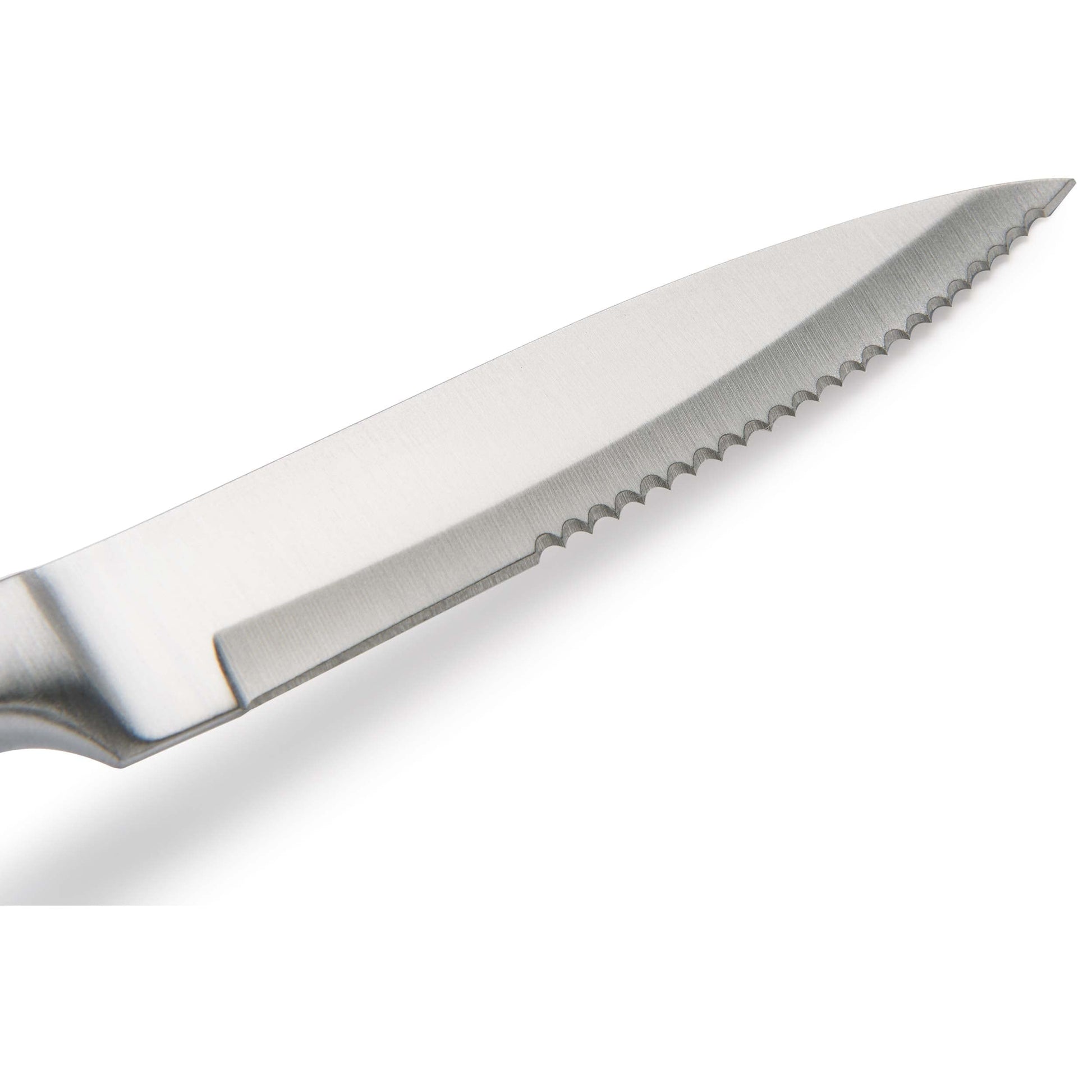 Steak Knife Set for Cutting Steak and Other Meats - 9-3/16" - SS - Unfinished Kit - 6 Piece alt 0