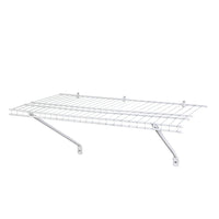 Wire Shelf Kit 24" W x 12" D, White alt 0