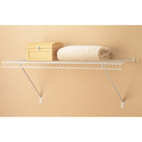 Wire Shelf Kit 24" W x 12" D, White alt 0