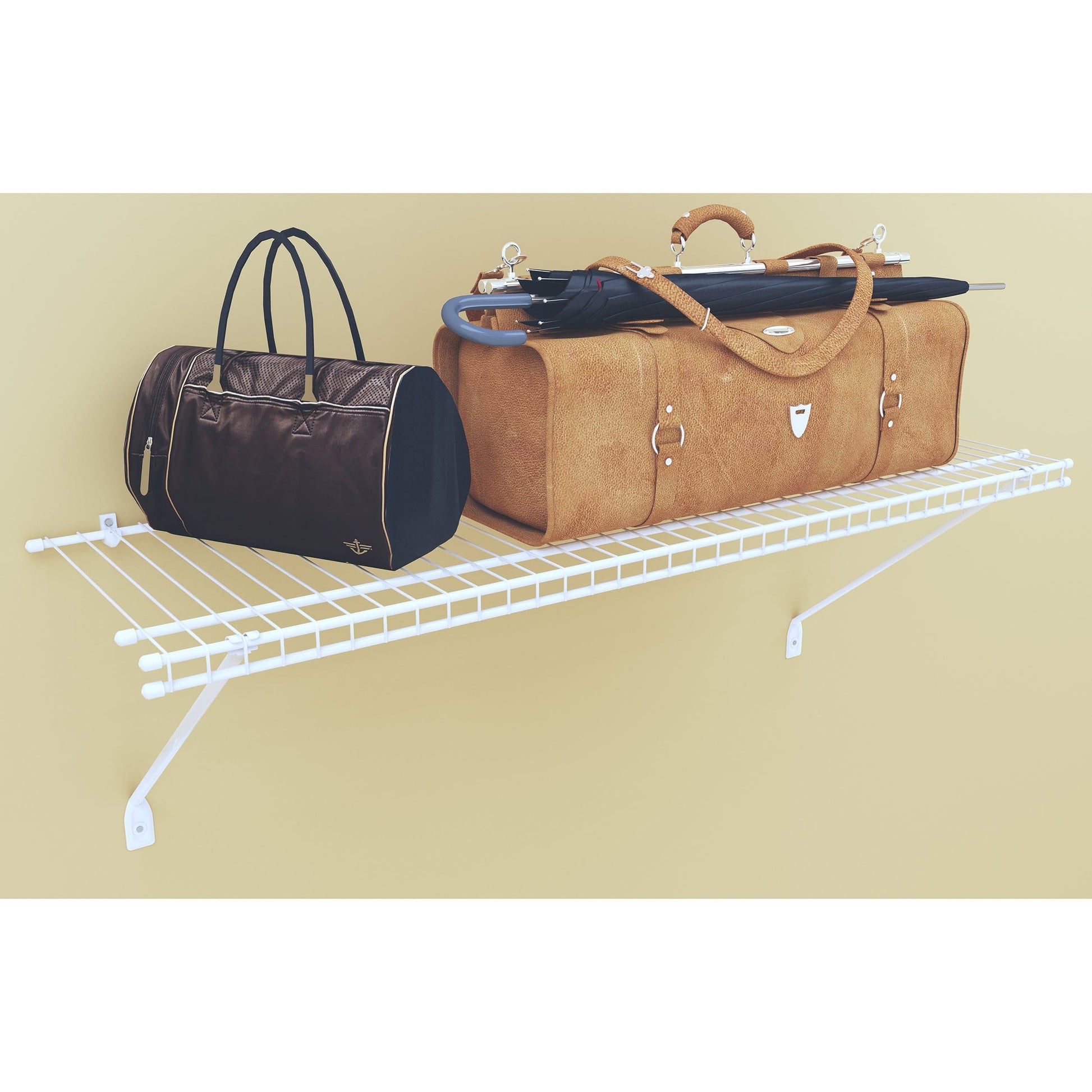 Wire Shelf Kit 36" W x 12" D,  White alt 0