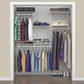 ShelfTrack Adjustable Closet Organizer 4' - 6' W, White alt 0