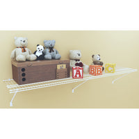 Wire Shelf Kit 72" W x 16" D, White alt 0