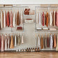 ShelfTrack 6-Shelf Adjustable Closet Organizer 7' - 10' W, White