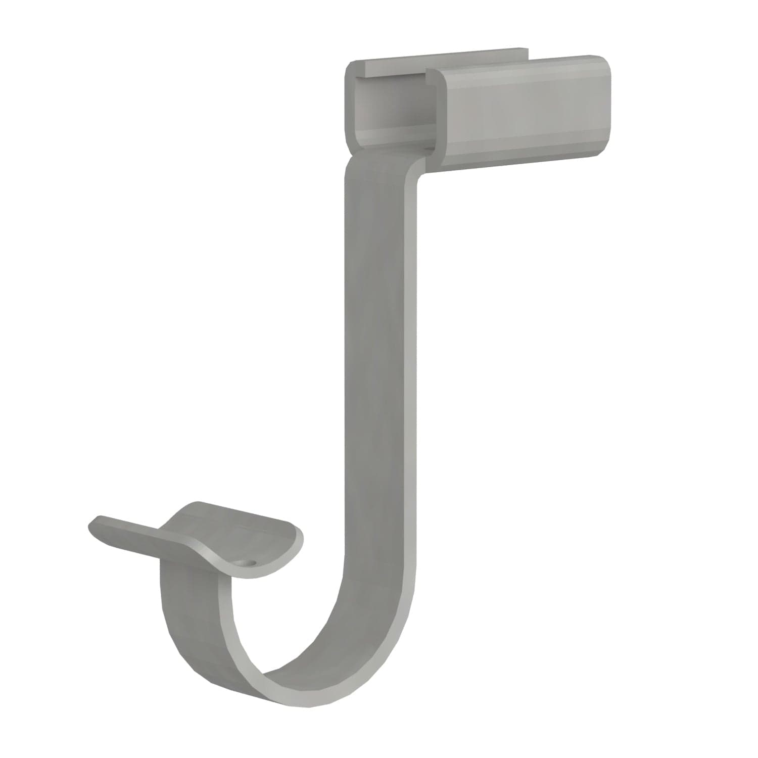 Premium Wood Shelf Hang Rod Support, Satin Nickel alt 0