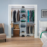 SuiteSymphony 16" W Starter Closet Tower Kit, Pure White alt 0