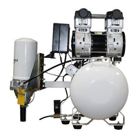 2HP 10 Gallon Oil-Free Steel Tank Air Compressor with Air Drying System alt 0