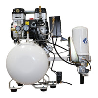 2HP 10 Gallon Oil-Free Steel Tank Air Compressor with Air Drying System alt 0