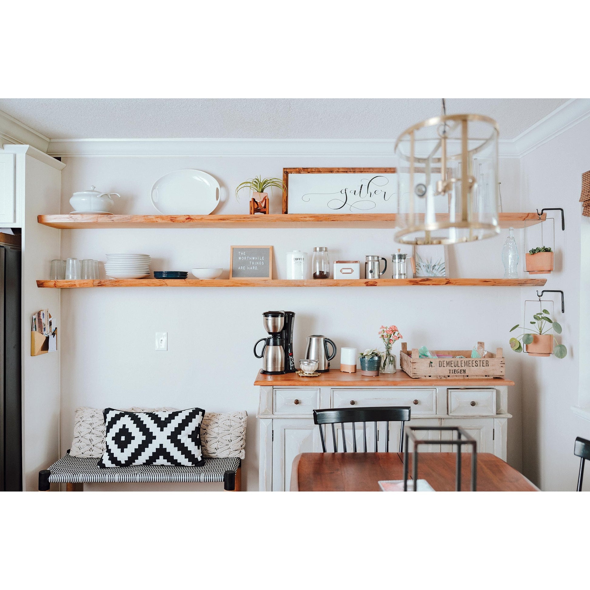 Floating Shelf Bracket - 10" Long alt 0