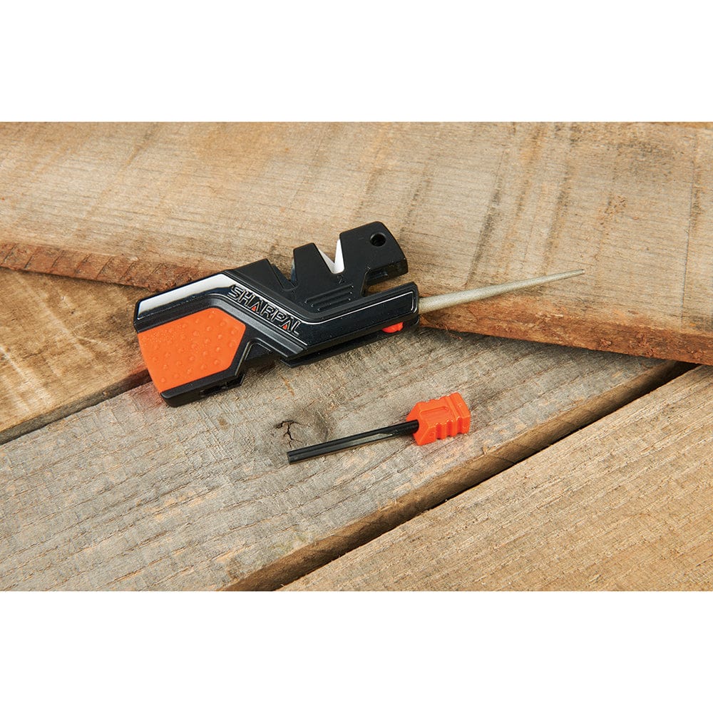 6-In-1 Knife Sharpener and Survival Tool