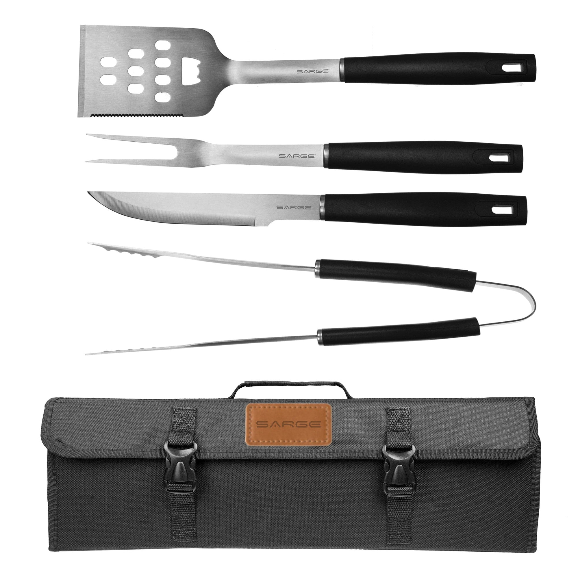 Grill Marks - 5 Piece BBQ Set, Stainless Steel alt 0
