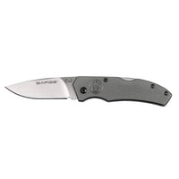 Gray Electro - Lock Back Folder Knife, Stainless Steel 2-3/8" Blade alt 0