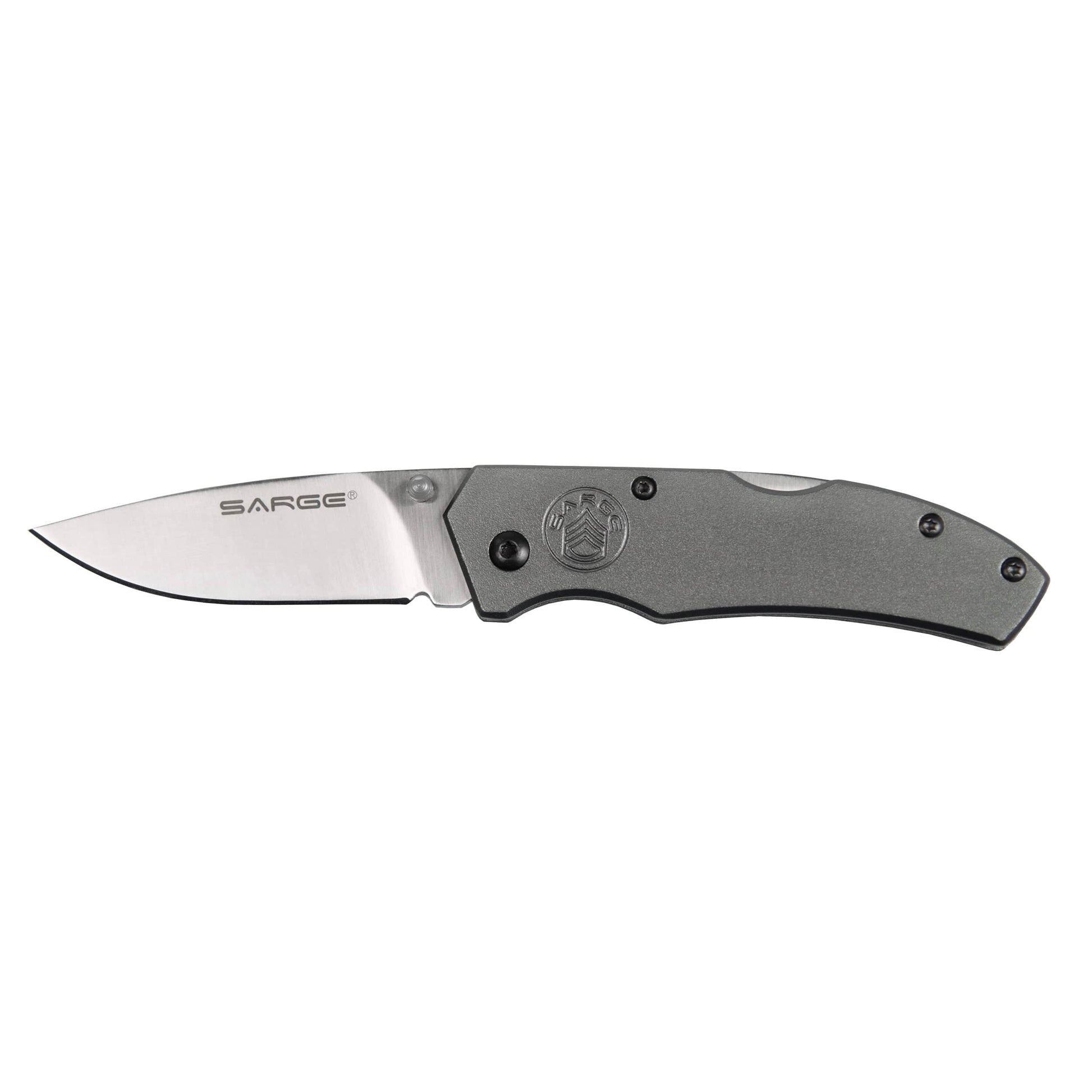Gray Electro - Lock Back Folder Knife, Stainless Steel 2-3/8" Blade alt 0