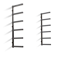 6-Level Lumber Storage Rack - Black & Gray alt 0