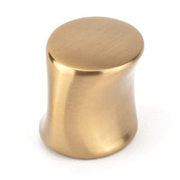 Contemporary Knob, 1-3/16" x 7/8", Aurum Brushed Gold alt 0