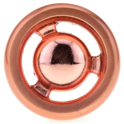 Eclectic Knob, 1-13/32" D, Rose Gold alt 0